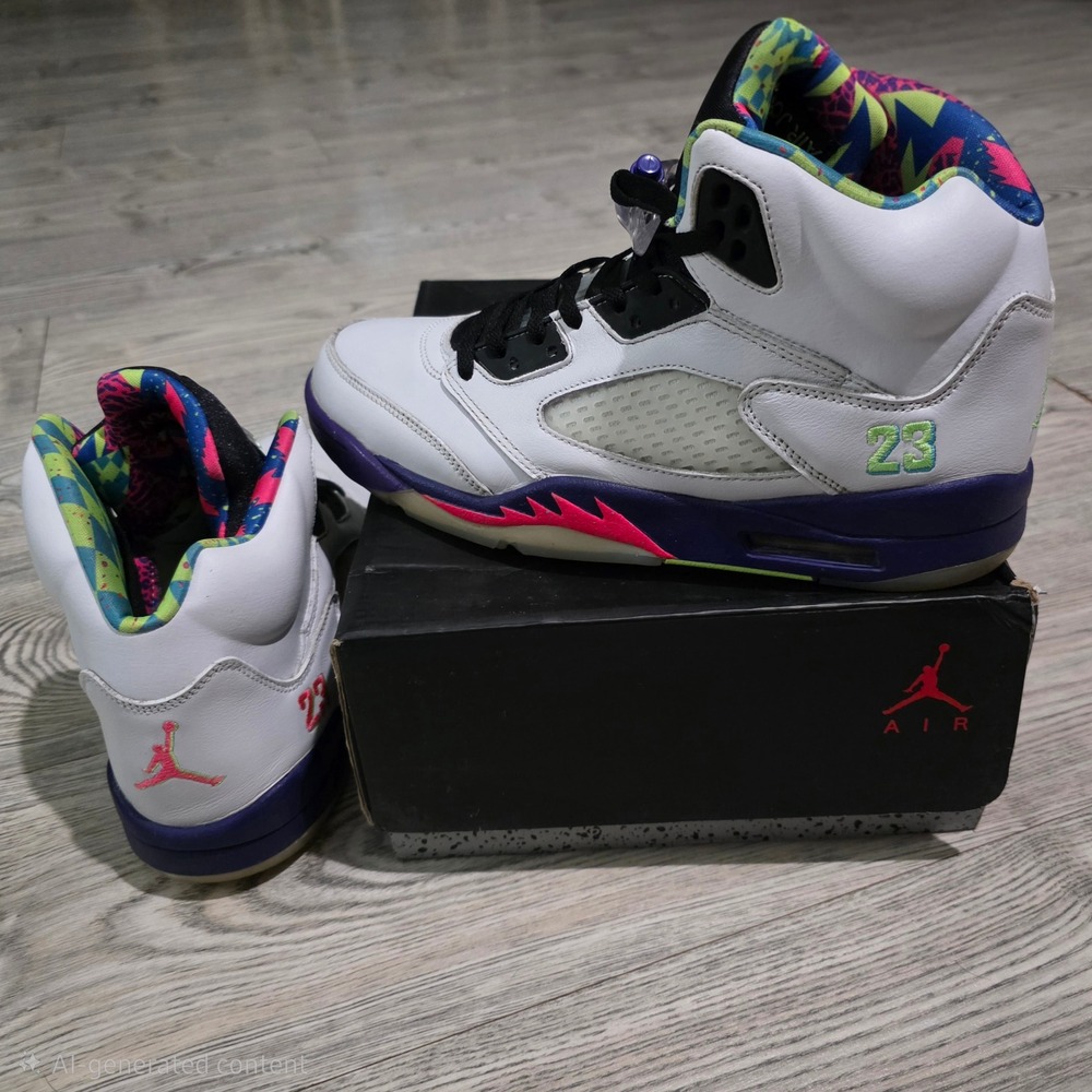 Air Jordan 5 Retro Alternate Bel-Air - Ghost Green Size 11